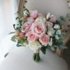 Elegant Rusty Pink Rose Silk Flower Bouquet - Image 10