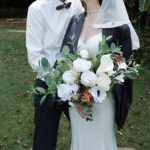 Ivory Roses, Lilies, Peonies Greenery Bouquet photo review