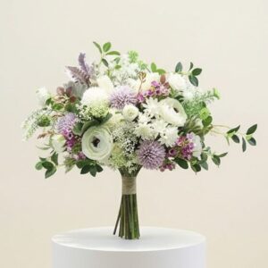 French-style White Mixed Blooms bouquets
