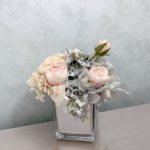 Hydrangea, Hamptons Style Silk Flower Arrangement in Vase set photo review