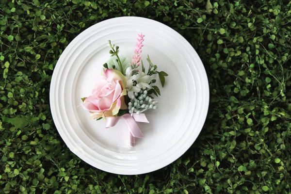 Pink Roses, Wild Blooms Greenery Buttonholes, Corsages - Image 21