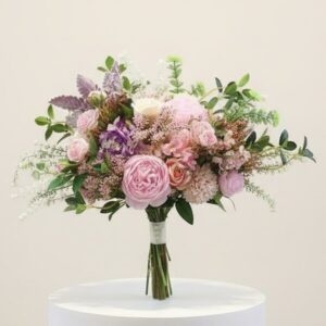 French-style Purple Pink Mixed Blooms bouquets