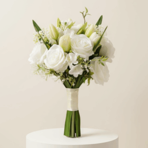 White Rose Harmony Bouquet